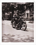 Police Officer On Motorcycle by Anonymous