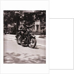 Police Officer On Motorcycle by Anonymous