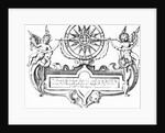 Baroque Directional Ornament / Compass by Anonymous