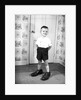 Boy Wearing Men's Shoes by Anonymous