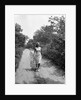 Woman Walking on Country Road by Anonymous