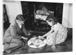 Children Playing Chinese Checkers by Anonymous