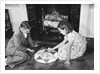 Children Playing Chinese Checkers by Anonymous