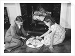 Children Playing Chinese Checkers by Anonymous
