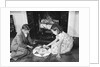 Children Playing Chinese Checkers by Anonymous