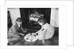 Children Playing Chinese Checkers by Anonymous