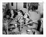 Girls at Halloween Party by Anonymous