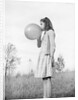 Girl Blowing a Balloon by Anonymous