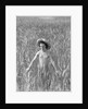 Girl Standing in Wheat Field by Anonymous