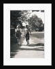 Boy and Girl Walking to School by Anonymous