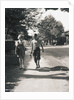 Boy and Girl Walking to School by Anonymous