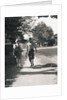 Boy and Girl Walking to School by Anonymous