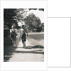 Boy and Girl Walking to School by Anonymous