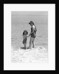 Two Sisters Playing In The Water by Anonymous