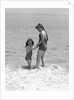 Two Sisters Playing In The Water by Anonymous