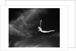Woman Performing Swan Dive by Anonymous