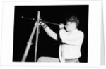 Boy Looking Through a Telescope by Anonymous