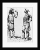 Illustration of Native American Communicating in Sign Language to Black Cavalryman by Frederic Remington