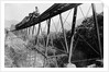 Train Crossing Railroad Trestle by Anonymous