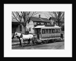 Horse-Drawn Streetcar In The Bronx by Anonymous