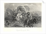 Engraving- Emigrants Crossing The Plains by Anonymous