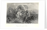Engraving- Emigrants Crossing The Plains by Anonymous