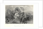 Engraving- Emigrants Crossing The Plains by Anonymous