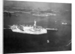 Aerial View Of Bedloe's and Ellis Islands by Anonymous