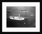 Aerial View Of Bedloe's and Ellis Islands by Anonymous