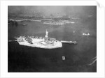 Aerial View Of Bedloe's and Ellis Islands by Anonymous