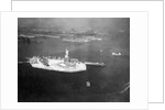 Aerial View Of Bedloe's and Ellis Islands by Anonymous