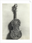 Elaborately Carved Violin Back by Anonymous