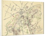 Map Of Gettysburg with Troop Positions by Anonymous