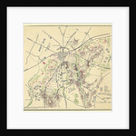 Map Of Gettysburg with Troop Positions by Anonymous