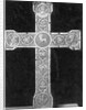 Ornate, Engraved German Metal Cross by Anonymous
