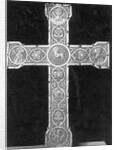 Ornate, Engraved German Metal Cross by Anonymous
