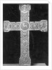 Ornate, Engraved German Metal Cross by Anonymous