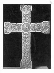 Ornate, Engraved German Metal Cross by Anonymous