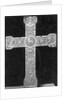 Ornate, Engraved German Metal Cross by Anonymous