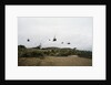 Helicopters Flying in Formation by Anonymous