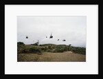 Helicopters Flying in Formation by Anonymous