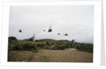Helicopters Flying in Formation by Anonymous