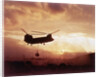 Chinook Helicopter Lifts Ammunition by Anonymous