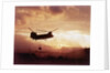 Chinook Helicopter Lifts Ammunition by Anonymous
