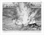 Battleship"Maine" Blown In Havana Harbor by Anonymous