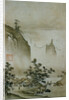 View of a Small Village from Eight Views of the Xiao and Xiang Rivers by Shokei