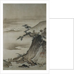 View of Mountains and a Bridge from Eight Views of the Xiao and Xiang Rivers by Shokei