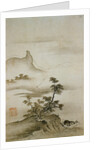 View of Trees Along the Riverbank from Eight Views of the Xiao and Xiang Rivers by Shokei
