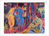 Three Nudes by Ernst Ludwig Kirchner