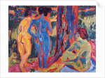 Three Nudes by Ernst Ludwig Kirchner